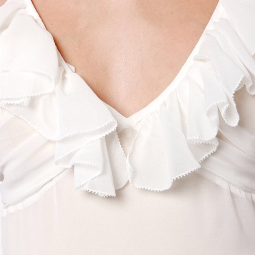 Pretty White Country Ruffle Dress 👗 - Picture 5 of 8